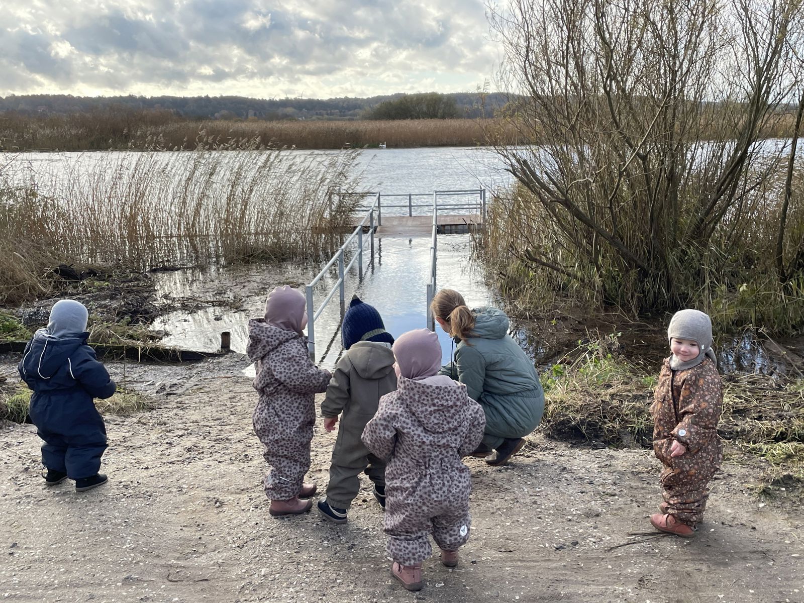 Børn fra Børnehuset Viborgvej på udflugt